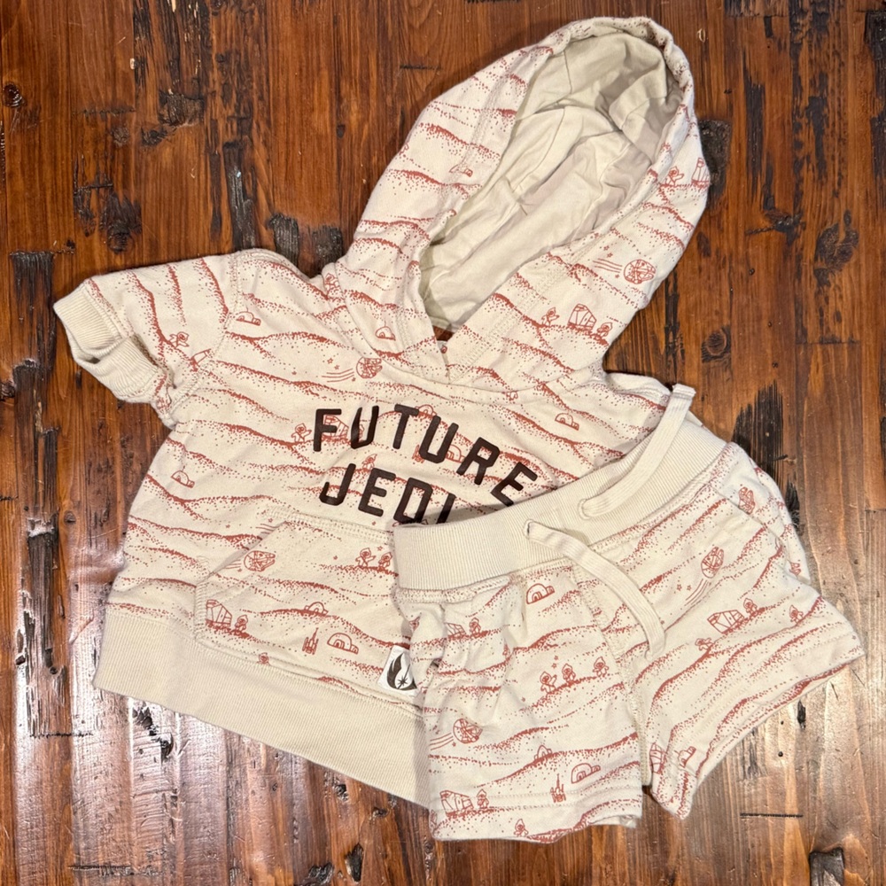 Baby Gap | Future Jedi Hoodie + Shorts Set | 3-6 months